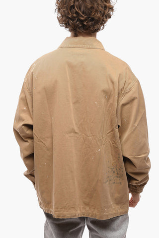 FACETASM Overshirt in Cotone con Coulisse sul Fondo