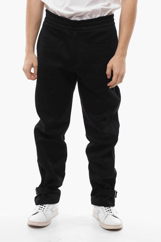 Patch Pocket Cotton Blend Sweatpants