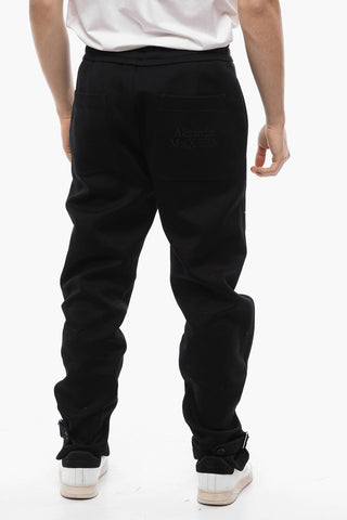 Patch Pocket Cotton Blend Sweatpants