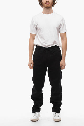 Patch Pocket Cotton Blend Sweatpants
