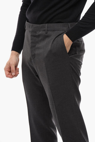 EDGE Pantaloni Chino Slim Fit in Lana Stretch