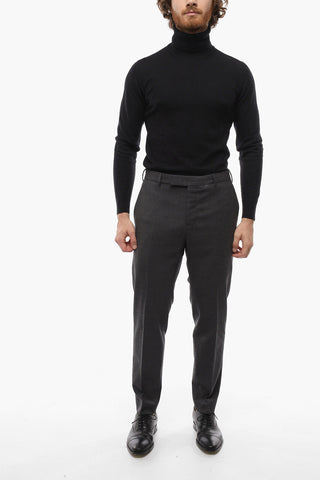EDGE Pantaloni Chino Slim Fit in Lana Stretch