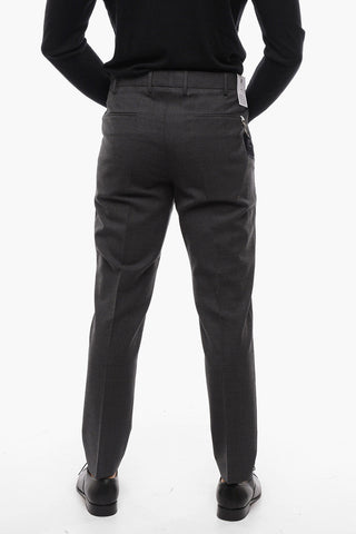 EDGE Pantaloni Chino Slim Fit in Lana Stretch