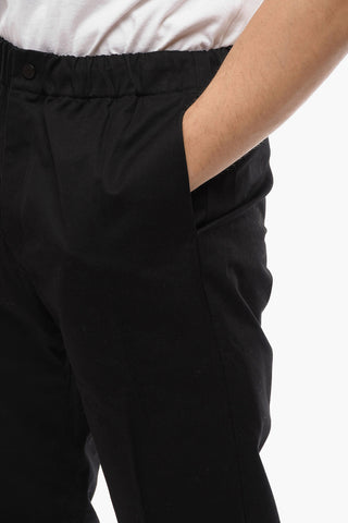 Chino-Hose aus Baumwolle mit elastischem Bund