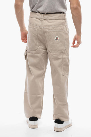 Pantaloni Cargo in Denim