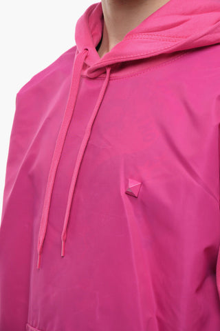 PINK PP Hoodie ICONIC STUD mit Nylon-Einsätzen