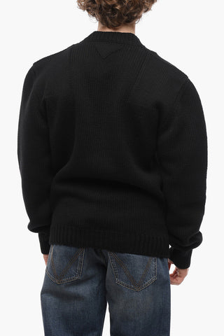 V Neck Virgin Wool Pullover
