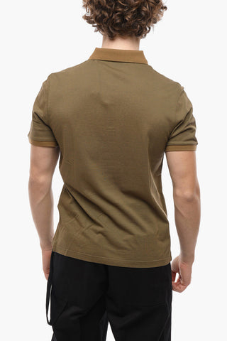 CC COLLECTION Honeycomb Cotton Polo Shirt