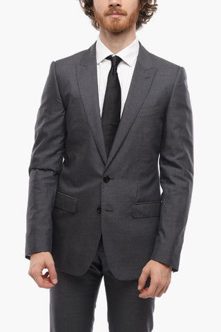 MARTINI Peak Lapel Silk Blend Suit