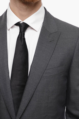 MARTINI Peak Lapel Silk Blend Suit