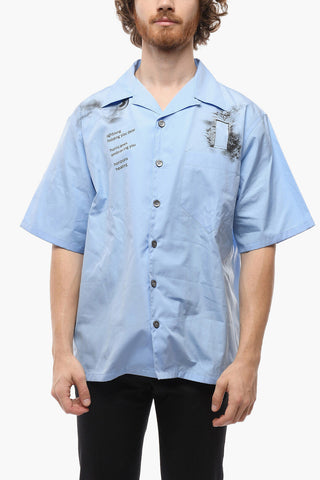 Camp Collar LIGHTNING Short-sleeved Shirt