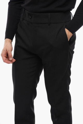 Pantaloni 4 Tasche Regular Fit con Passanti
