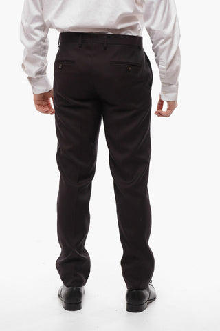 MARTINI 2 Button Wool Blend Suit with Peak Lapel