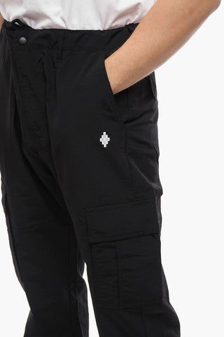 Pantaloni Cargo CROSS in Nylon con Coulisse alla Caviglia