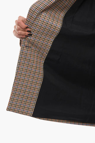 Blazer Doppiopetto MARTHY Pied de Poule con Revers a Lancia