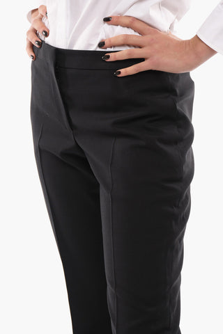 Regular Fit 3 Pocket Pants with Concealed Closure