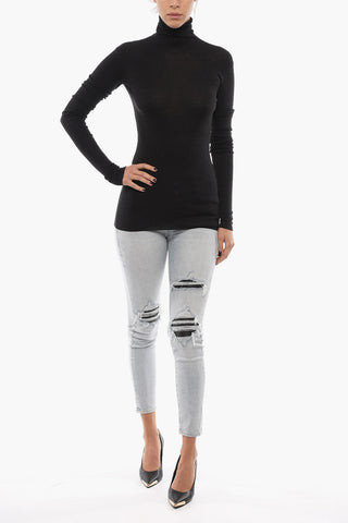 Dolcevita In Misto Cashmere A Collo Alto