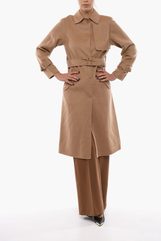 STUDIO Cappotto in Misto Lana FATA Modello Trench