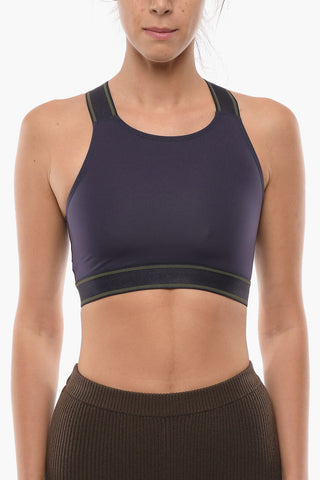 Sports TRY Crop Top with Contrast Trim