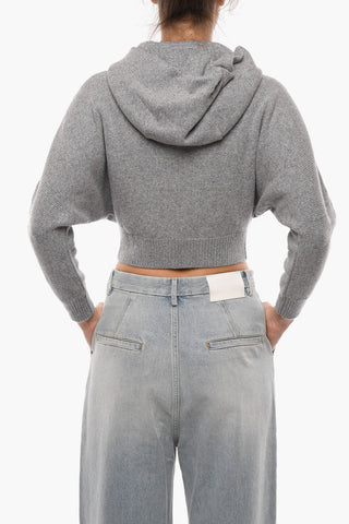 Front Zipped Cropped Fit Hoodie