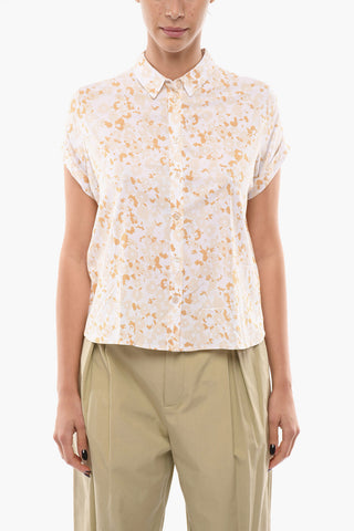 Camicia MAJAN In Stampa Floreale con Manica Roll Cuff