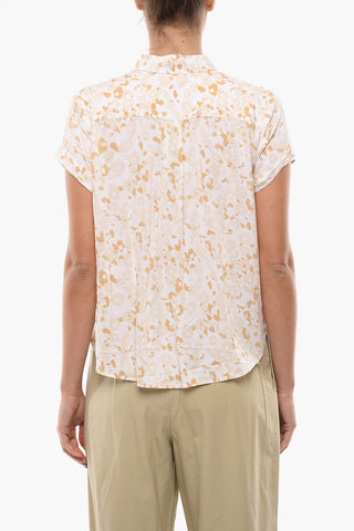 Camicia MAJAN In Stampa Floreale con Manica Roll Cuff