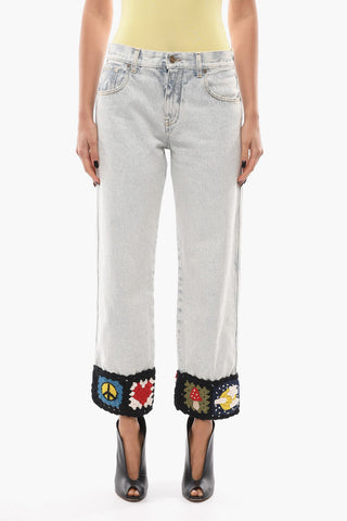Crochet Bottom NORTHEN VIBE Light-Wash Denims