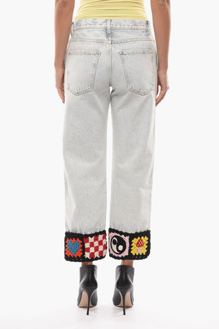Crochet Bottom NORTHEN VIBE Light-Wash Denims