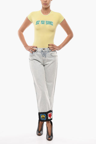 Crochet Bottom NORTHEN VIBE Light-Wash Denims