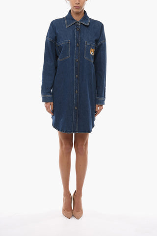 COUTURE! Denim TOY Shirtdress with Utility Pockets