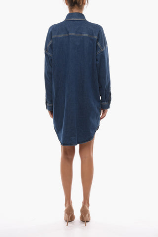 COUTURE! Denim TOY Shirtdress with Utility Pockets