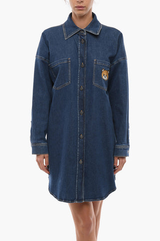 COUTURE! Denim TOY Shirtdress with Utility Pockets