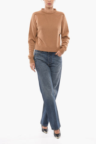 Maglia in Cashmere con Dettagli Cut Out