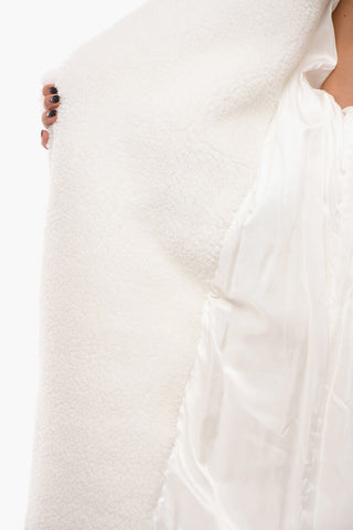 Belted Faux Shearling Robe