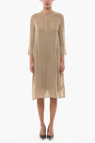Sheer Tunic ELM with Concealed Buttoning