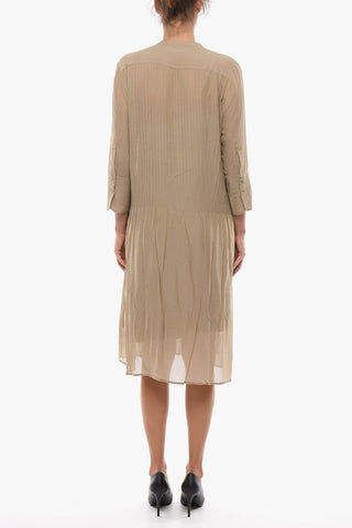 Sheer Tunic ELM with Concealed Buttoning