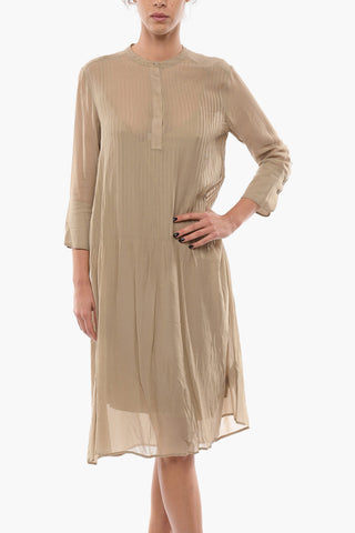 Sheer Tunic ELM with Concealed Buttoning