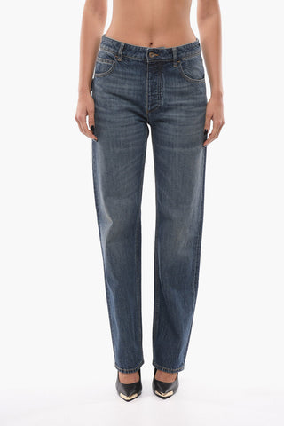Boyfriend Jeans with Colorful Patch 22