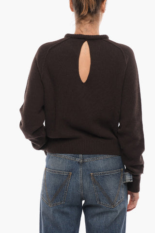 Maglia in Cashmere con Dettagli Cut Out