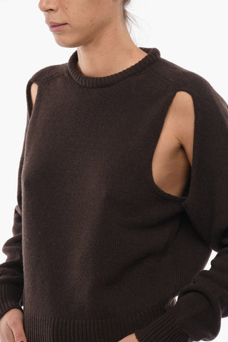 Maglia in Cashmere con Dettagli Cut Out