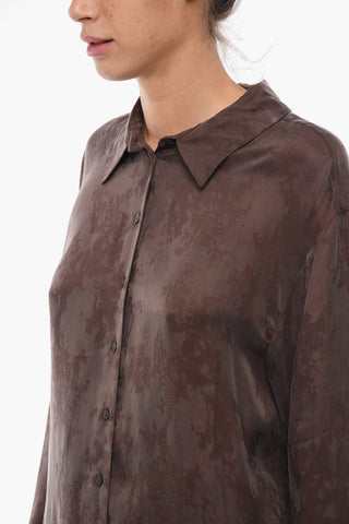 Camicia JENKA Asimmetrica Motivo Jacquard 
