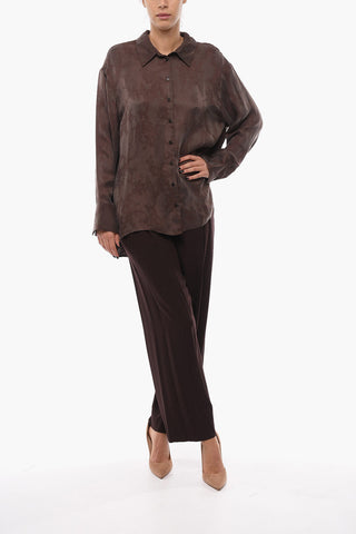 Camicia JENKA Asimmetrica Motivo Jacquard 