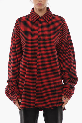 UNISEX Padded Reversible Shirt with Check Pattern
