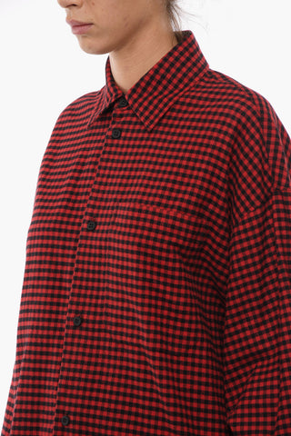 UNISEX Padded Reversible Shirt with Check Pattern