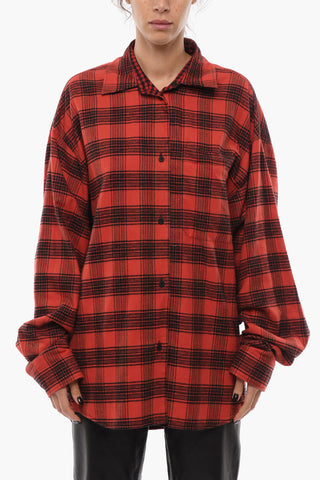 UNISEX Padded Reversible Shirt with Check Pattern