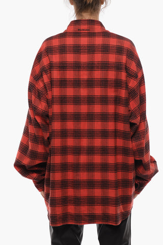 UNISEX Padded Reversible Shirt with Check Pattern