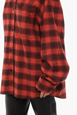UNISEX Padded Reversible Shirt with Check Pattern