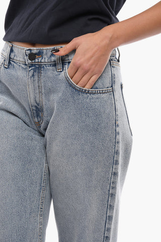 Boyfriend Fit Light-Washed Jeans 21cm