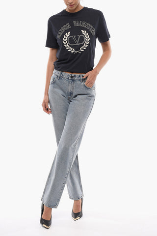 Boyfriend Fit Light-Washed Jeans 21cm