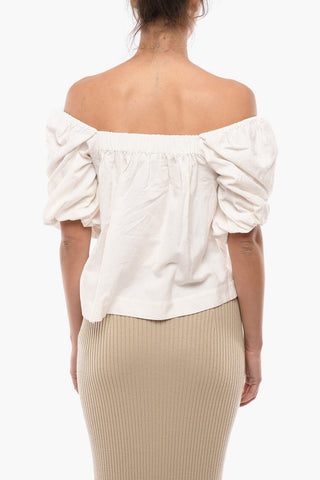 Top DESTINY Svasato con Scollo Quadrato